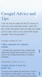 Mobile Screenshot of camgirl-advice.blogspot.com