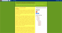 Desktop Screenshot of chiquitabrandsinternational.blogspot.com