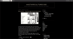 Desktop Screenshot of magtapeculturecide.blogspot.com