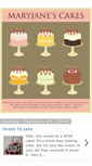 Mobile Screenshot of maryjanescakes.blogspot.com