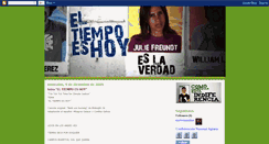 Desktop Screenshot of eltiempoeshoy-justiciaclimatica.blogspot.com