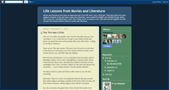 Desktop Screenshot of lifelessonsfrommoviesandliterature.blogspot.com