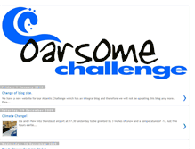 Tablet Screenshot of oarsomechallenge.blogspot.com