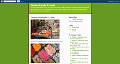 Desktop Screenshot of matsonfamilytravels.blogspot.com