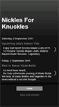 Mobile Screenshot of nickles4knuckles.blogspot.com