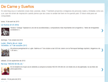 Tablet Screenshot of decarneysuenos.blogspot.com