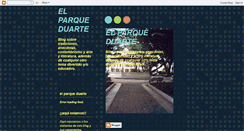 Desktop Screenshot of elparqueduarte.blogspot.com