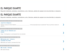 Tablet Screenshot of elparqueduarte.blogspot.com