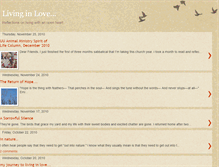 Tablet Screenshot of livinginlove-beth.blogspot.com