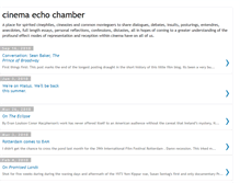 Tablet Screenshot of cinemaechochamber.blogspot.com