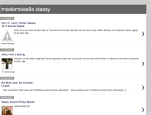 Tablet Screenshot of mademoiselleclassy.blogspot.com