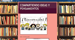 Desktop Screenshot of compartiendoideasypensamientos.blogspot.com