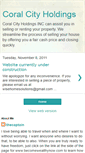Mobile Screenshot of coralcityholdings.blogspot.com
