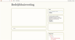 Desktop Screenshot of bedrijfshuisvestinggids.blogspot.com