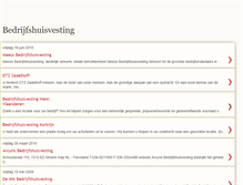 Tablet Screenshot of bedrijfshuisvestinggids.blogspot.com