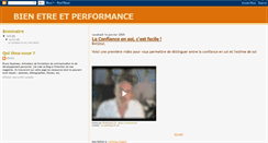 Desktop Screenshot of bienetreetperformance.blogspot.com