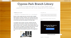 Desktop Screenshot of cypressparklapl.blogspot.com