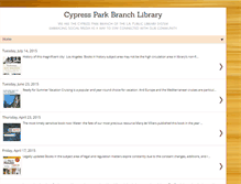 Tablet Screenshot of cypressparklapl.blogspot.com