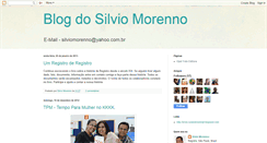 Desktop Screenshot of blogdosilviomorenno.blogspot.com