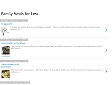 Tablet Screenshot of familymealsforless.blogspot.com