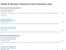 Tablet Screenshot of industrialtrashcontainers.blogspot.com