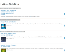 Tablet Screenshot of latinosmetalicos.blogspot.com