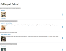 Tablet Screenshot of callingallcakes.blogspot.com