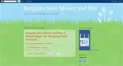 Desktop Screenshot of bargainssavemoneyandbuy-karen.blogspot.com