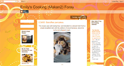 Desktop Screenshot of emilycookingforays.blogspot.com