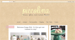 Desktop Screenshot of leblogdepiccolina.blogspot.com