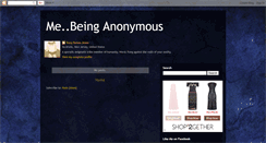 Desktop Screenshot of mebeinganonymous.blogspot.com