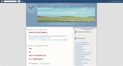 Desktop Screenshot of generacion-x.blogspot.com