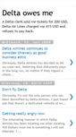 Mobile Screenshot of delta-owes-me.blogspot.com