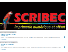 Tablet Screenshot of imprimeriescribec.blogspot.com