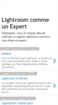 Mobile Screenshot of lightroom-comme-un-expert.blogspot.com