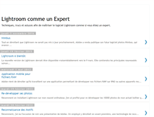Tablet Screenshot of lightroom-comme-un-expert.blogspot.com