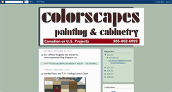 Desktop Screenshot of colorscapescoatings.blogspot.com