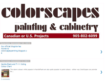 Tablet Screenshot of colorscapescoatings.blogspot.com