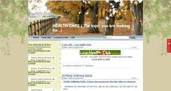 Desktop Screenshot of healthcaretipscollection.blogspot.com