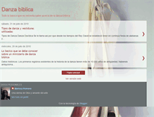 Tablet Screenshot of danzabiblica.blogspot.com