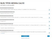 Tablet Screenshot of blogtifosimessinacalcio.blogspot.com