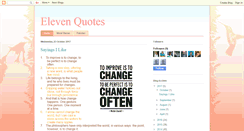 Desktop Screenshot of 11quotes.blogspot.com
