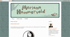 Desktop Screenshot of mariannhammervold.blogspot.com