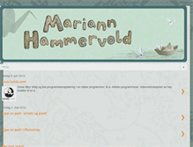 Tablet Screenshot of mariannhammervold.blogspot.com