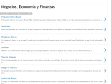 Tablet Screenshot of negocios-economia-finanzas.blogspot.com