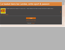 Tablet Screenshot of basket-landais.blogspot.com