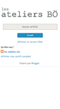 Mobile Screenshot of lesateliersbo.blogspot.com