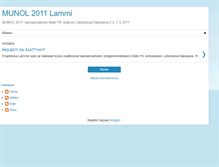 Tablet Screenshot of munol2011lammi.blogspot.com