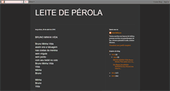 Desktop Screenshot of leitedeperola.blogspot.com