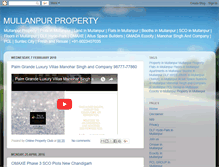 Tablet Screenshot of mullanpurproperty.blogspot.com
